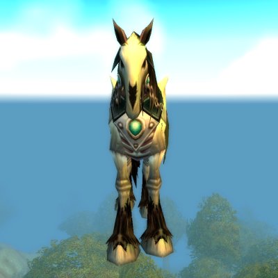 Red Skeletal Horse