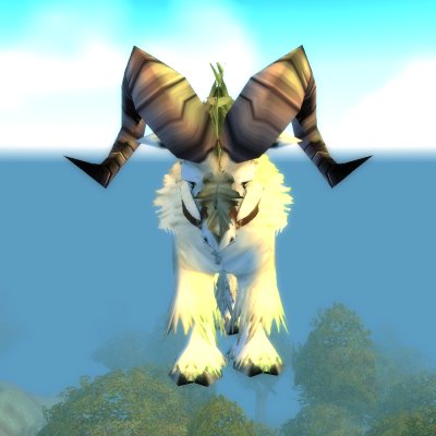 White Riding Ram