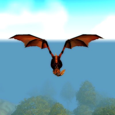 Frenzied Black Drake