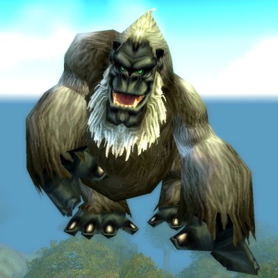 Enraged Silverback Gorilla