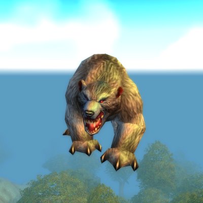 Captured Rabid Thistle Bear